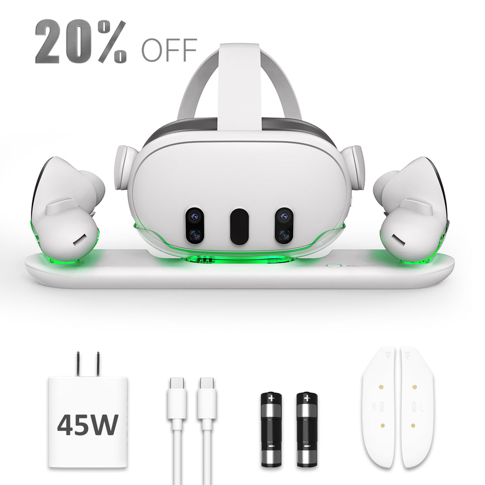 VR Charging Station with 45w USB-C Charger